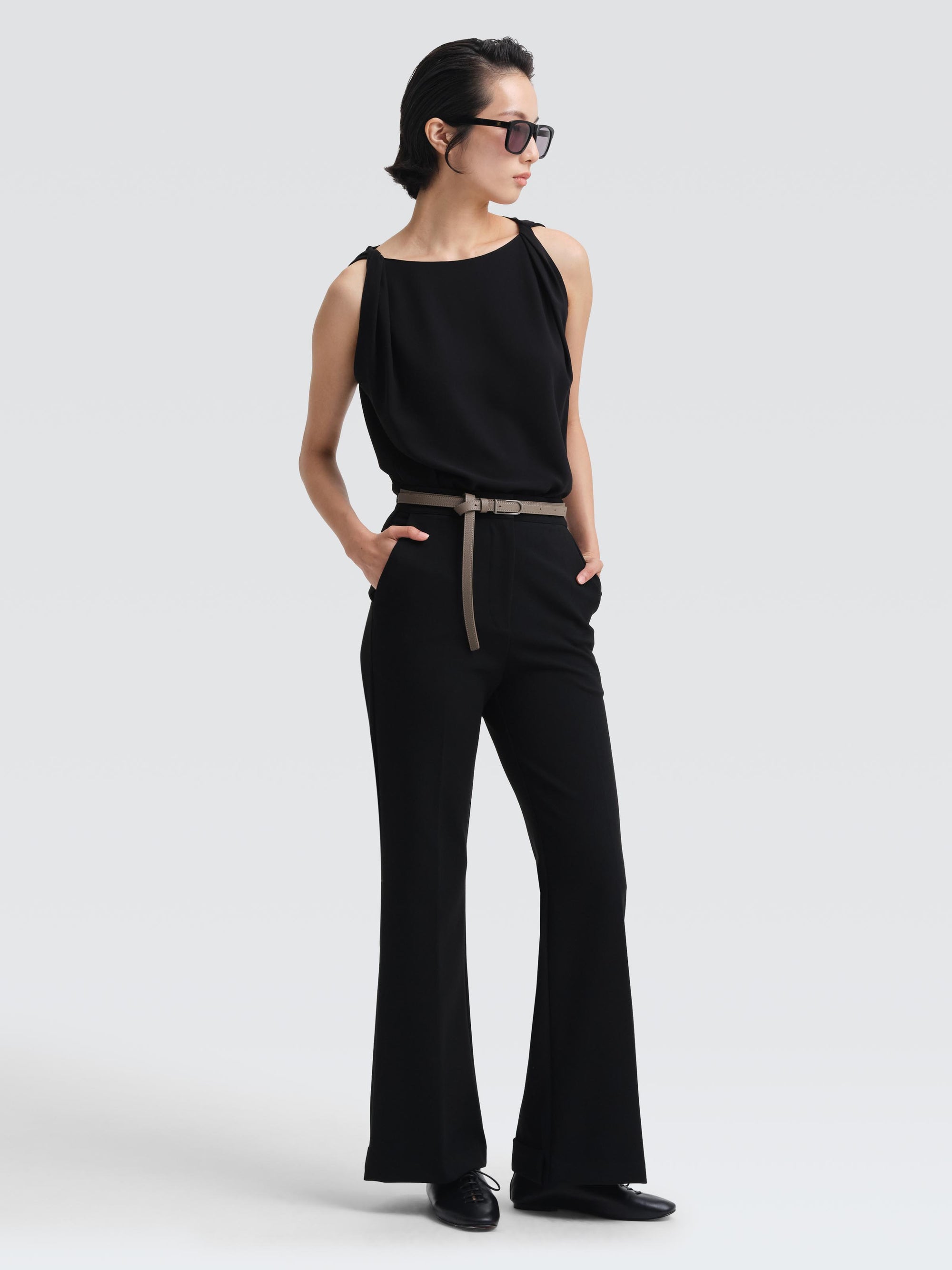 2583-Women-Top-Mali-Crepe-Black-2