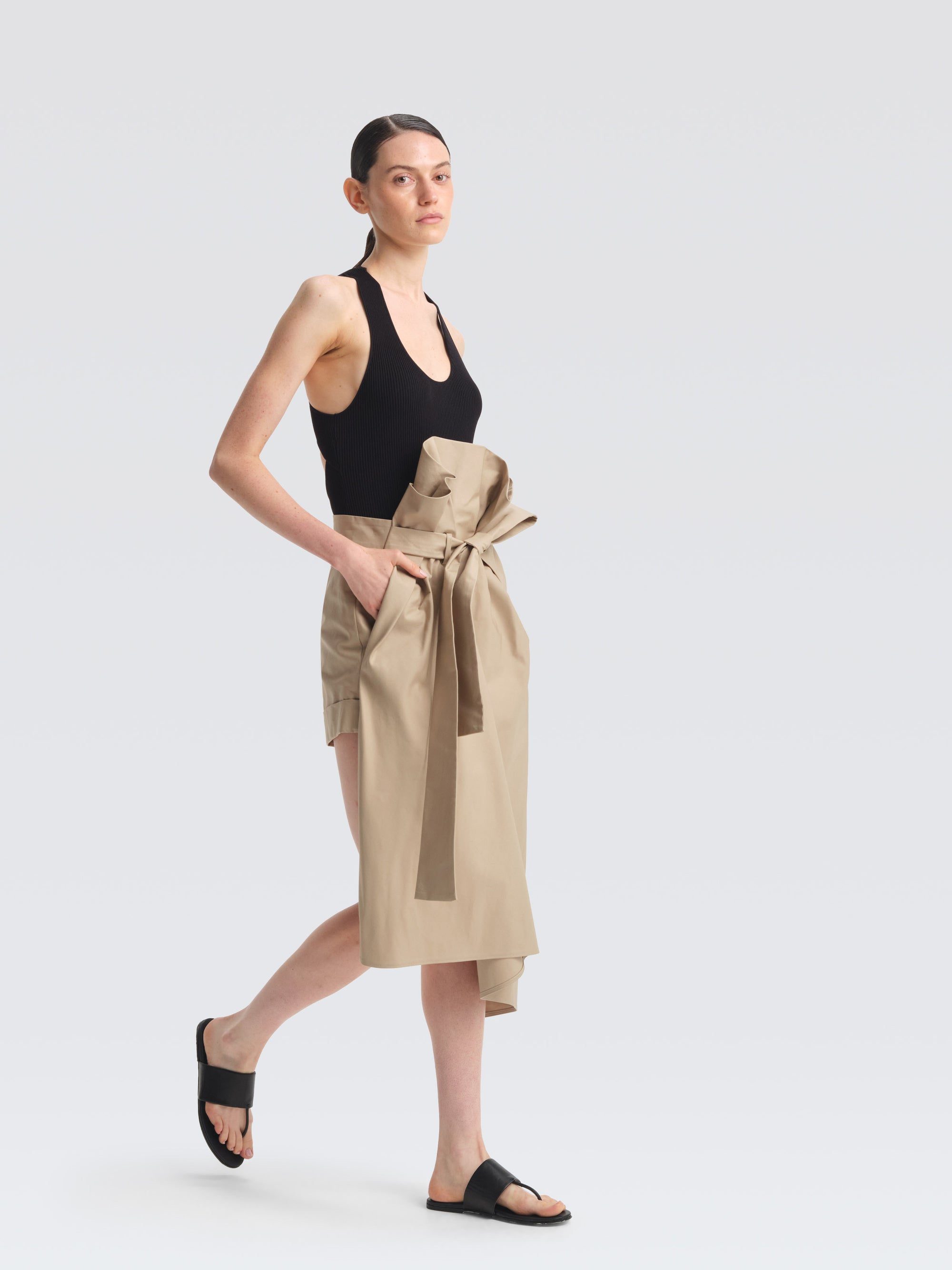 Cotton Gabardine Quincy Shorts