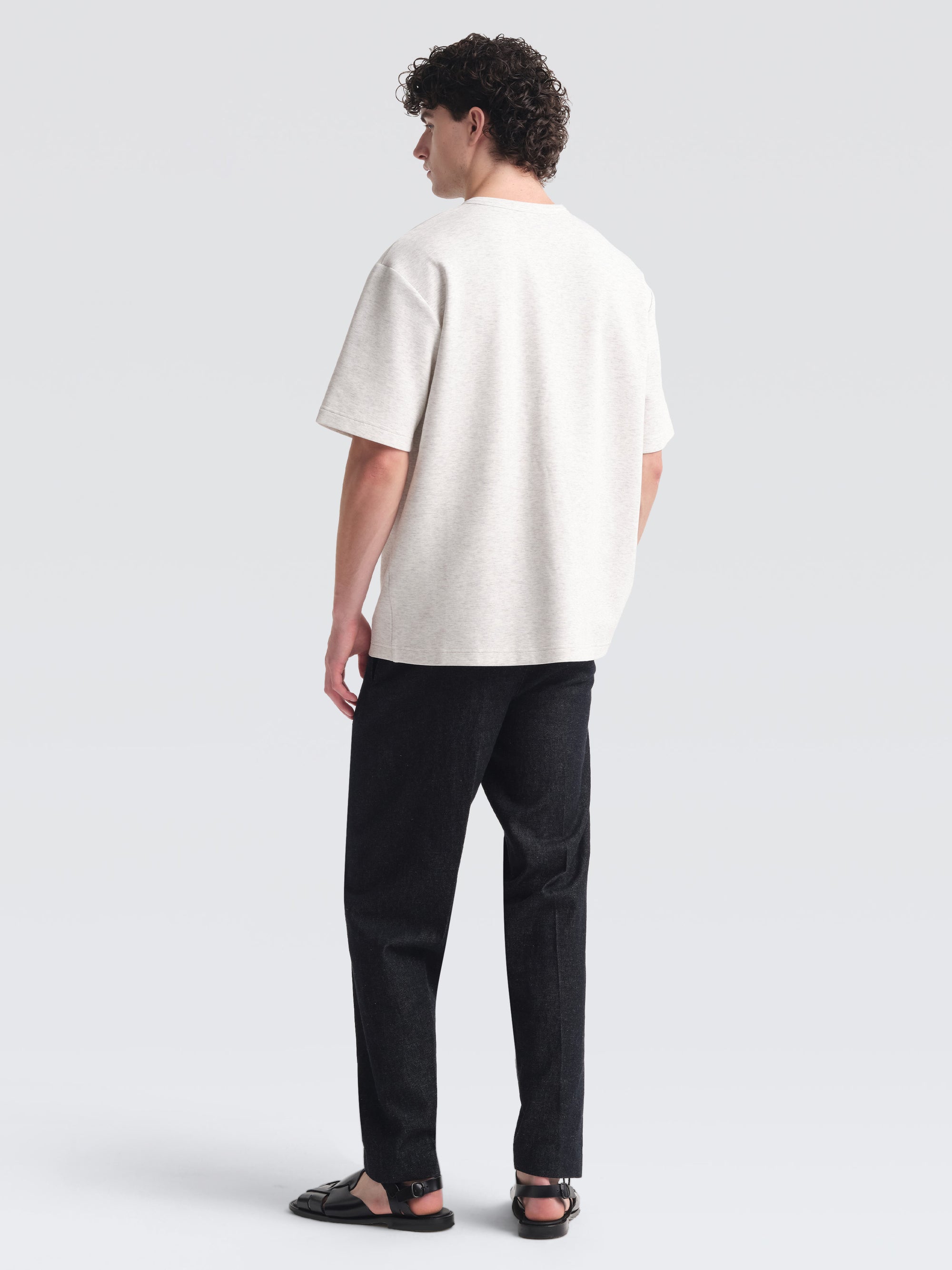 Cotton Jersey Drake Top