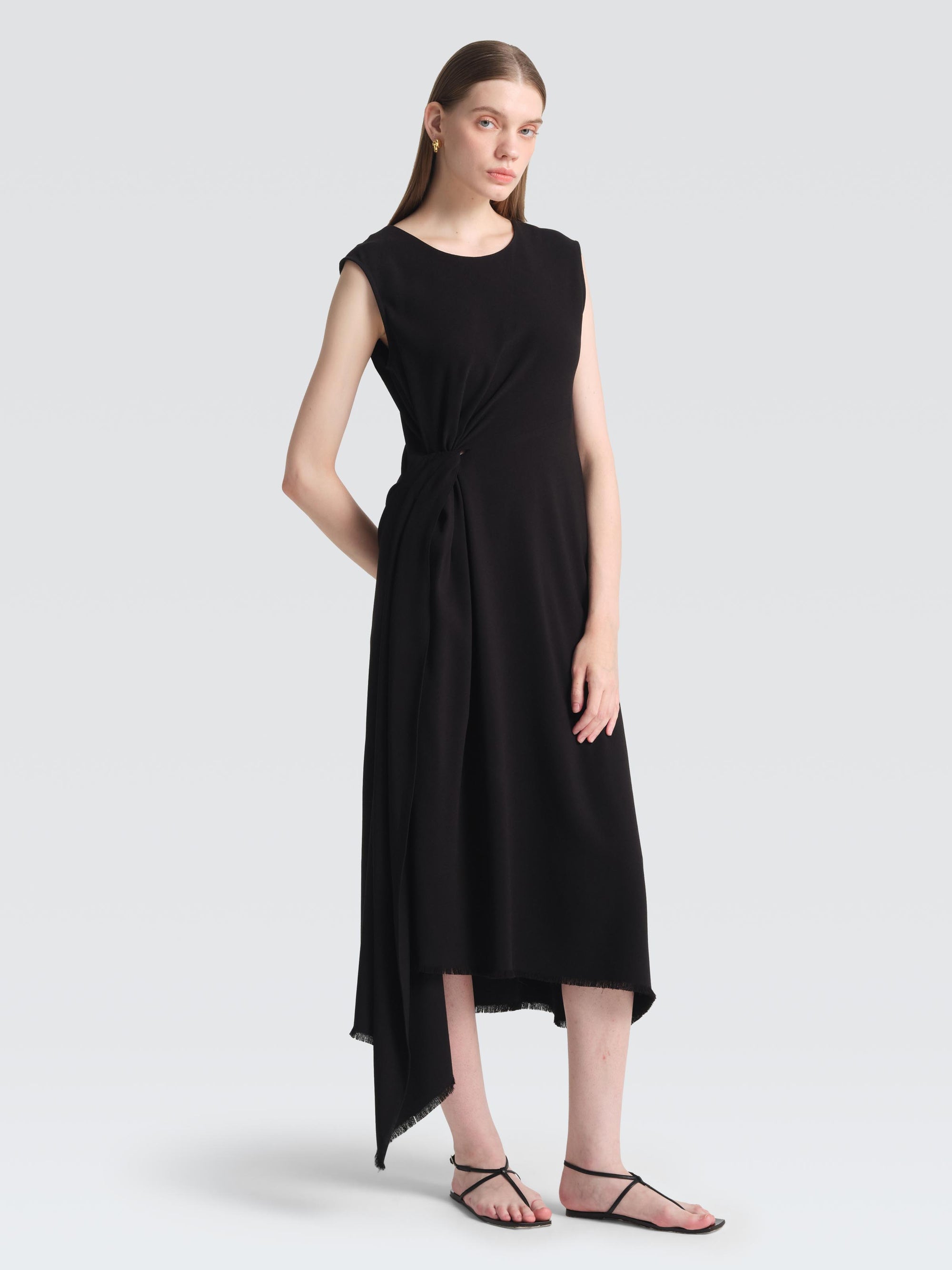 Crepe Rosamund Dress