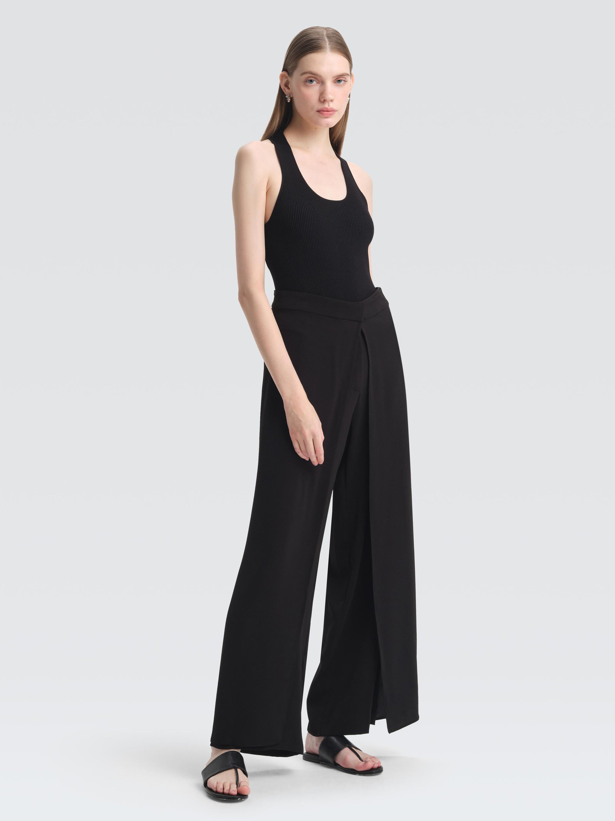 Crepe Paco Pants