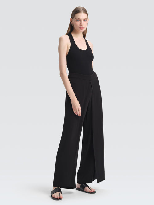 Crepe Paco Pants