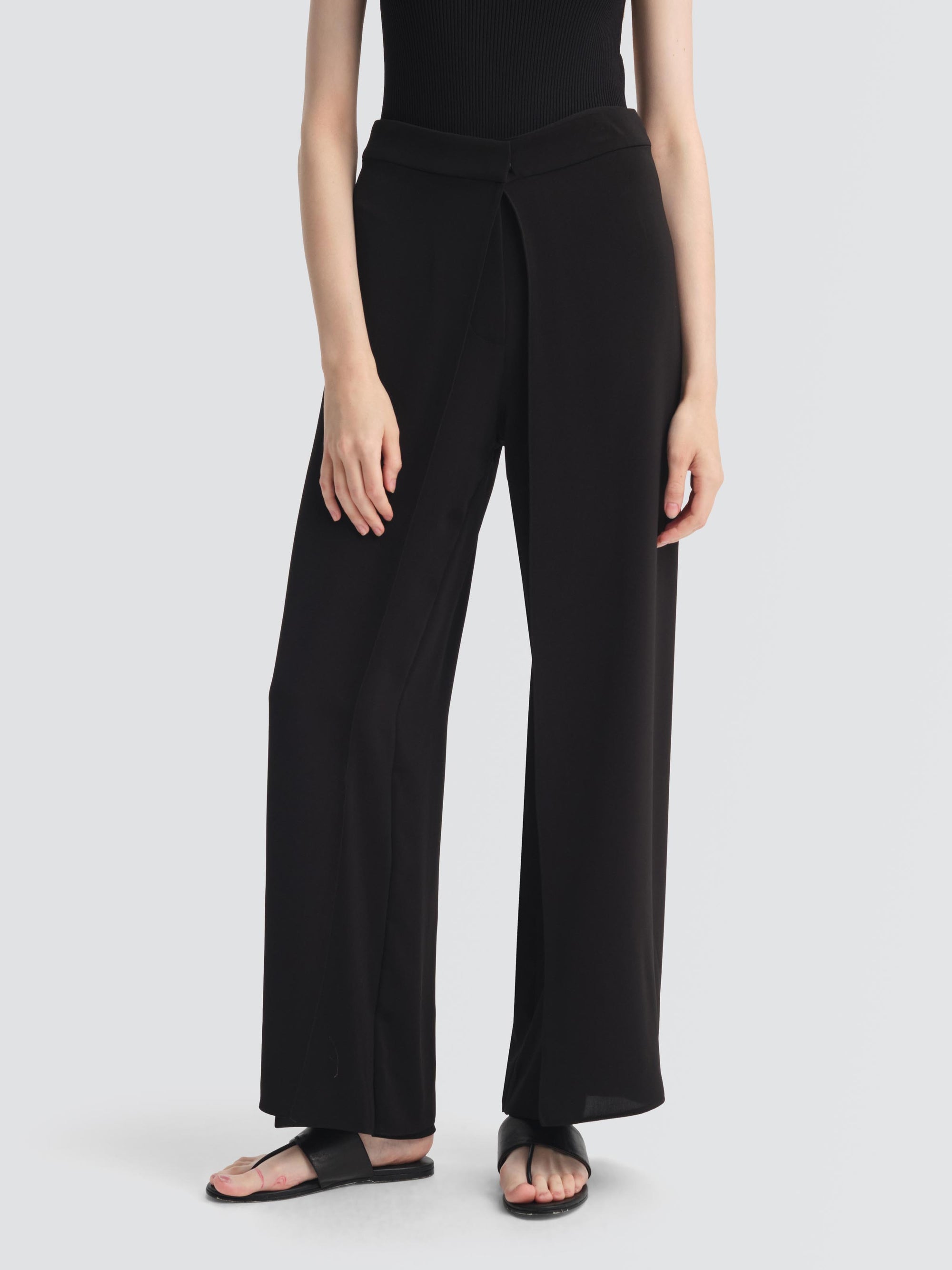 Crepe Paco Pants