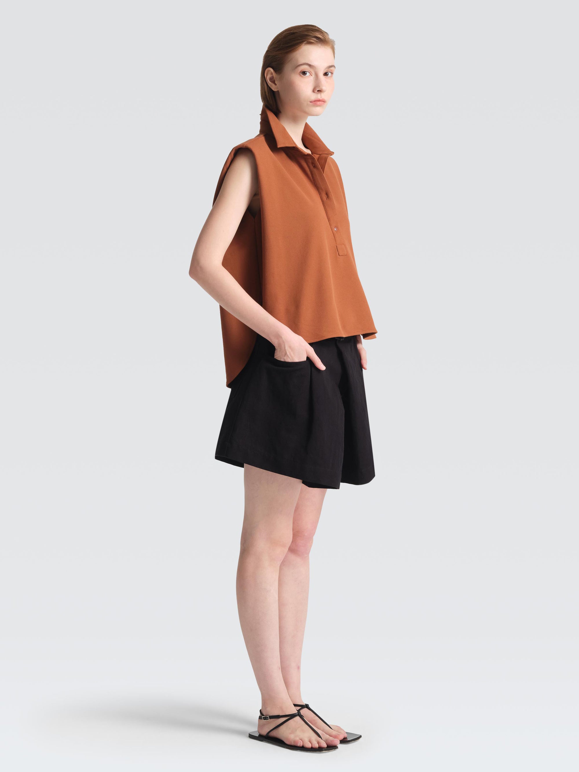 Cotton Pique  Polo  Top