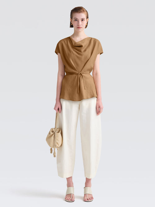 Linen Rayon Dahlia Top