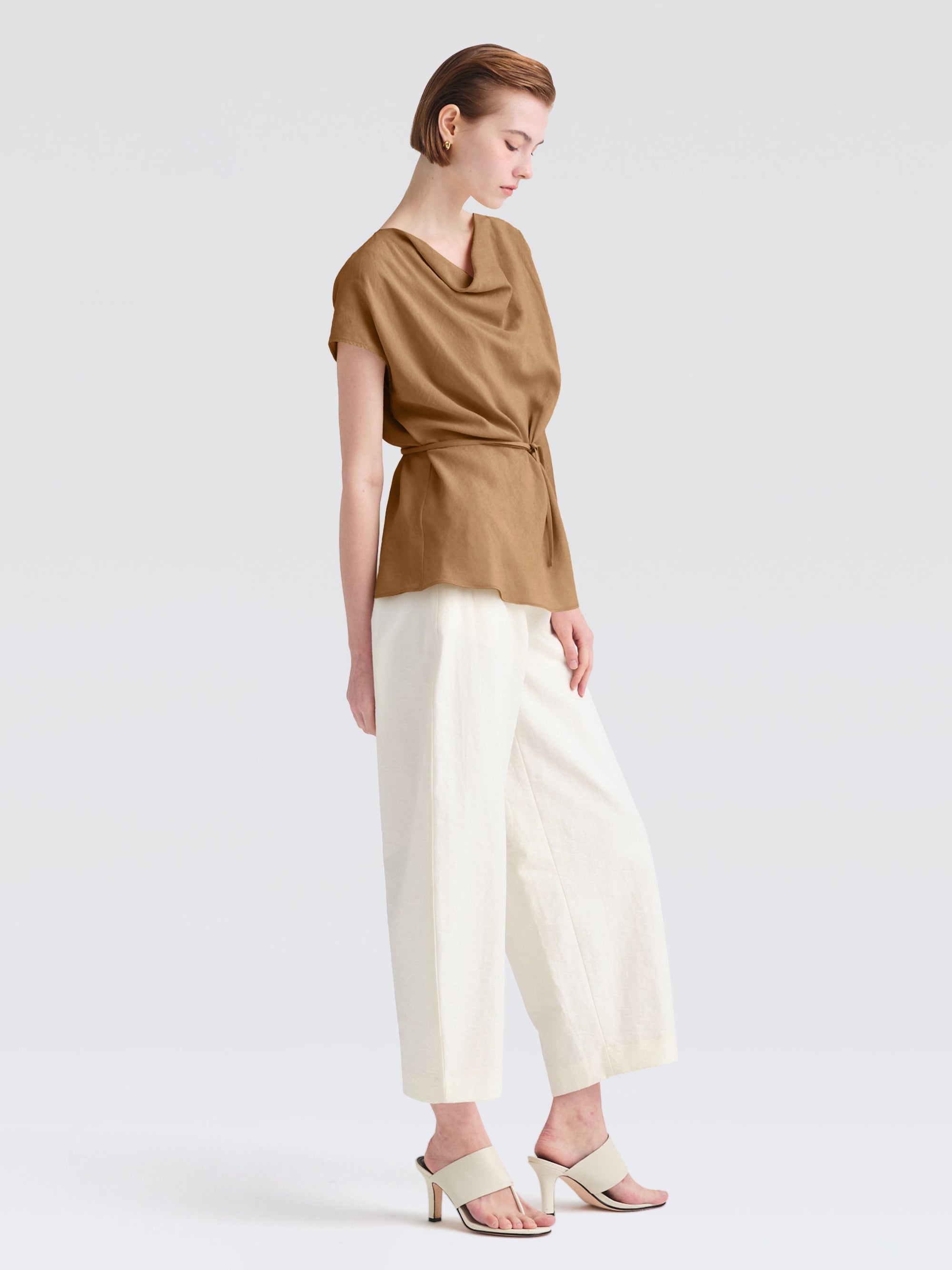 Linen Rayon Dahlia Top