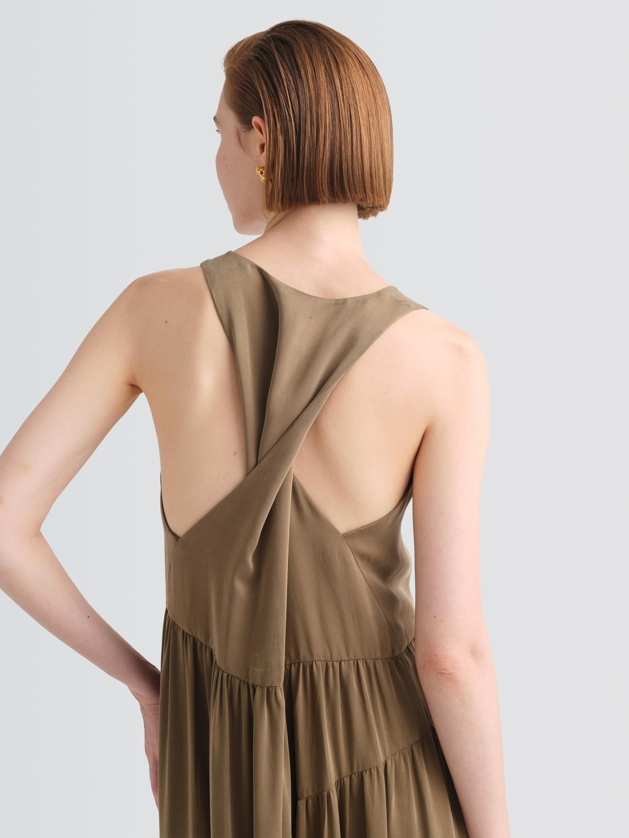 Cupro Hybridge Dress