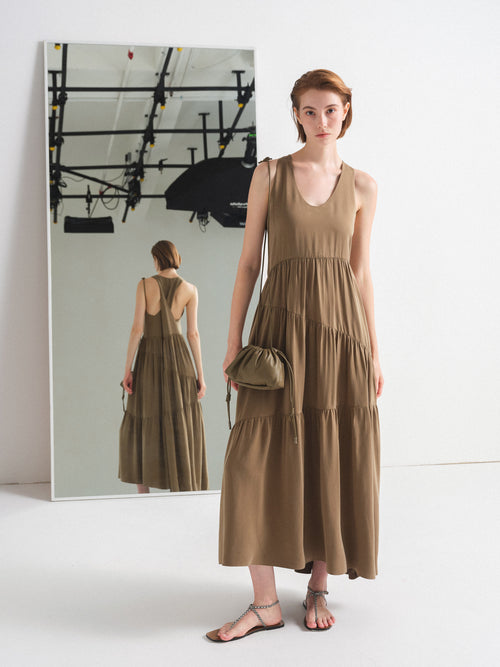 Cupro Hybridge Dress