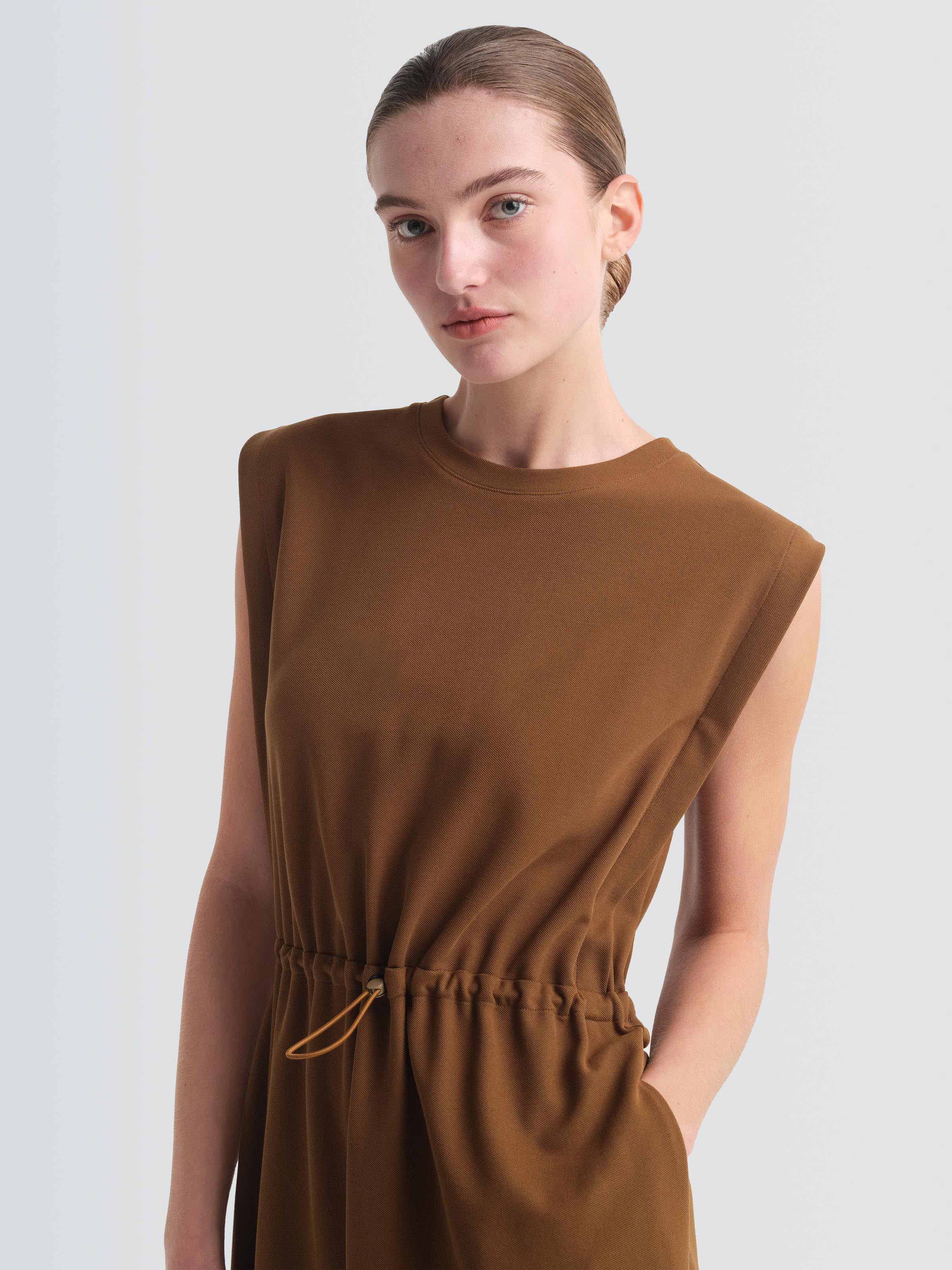 Cotton Pique Janis Dress