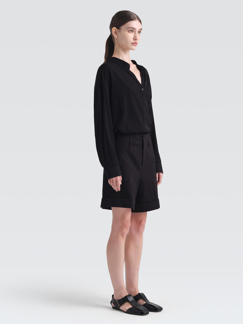 2842-Women-Shorts-Bo-Cotton-Gabardine-Black-2_1_bc47f4e4-fd62-4571-a0c8-79c83049bcbb