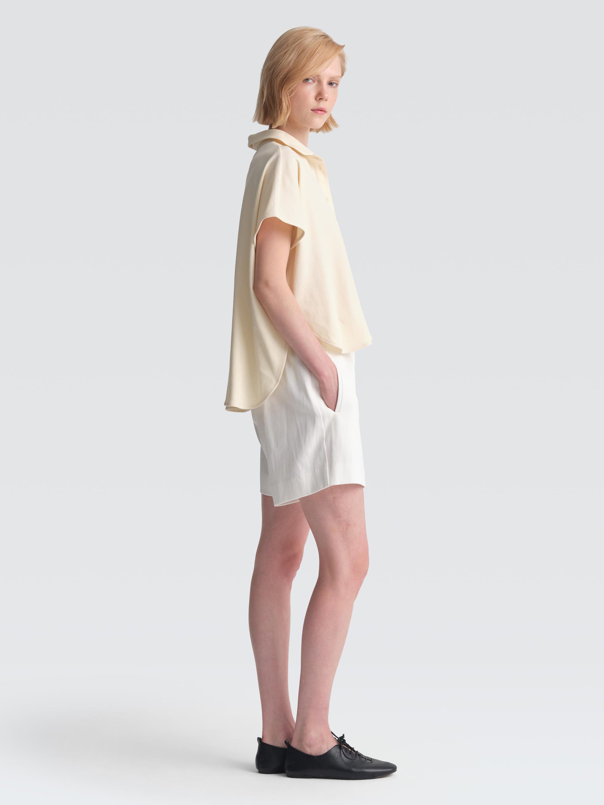 Cotton Pique Ariel Top