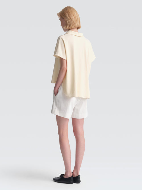 Cotton Pique Ariel Top