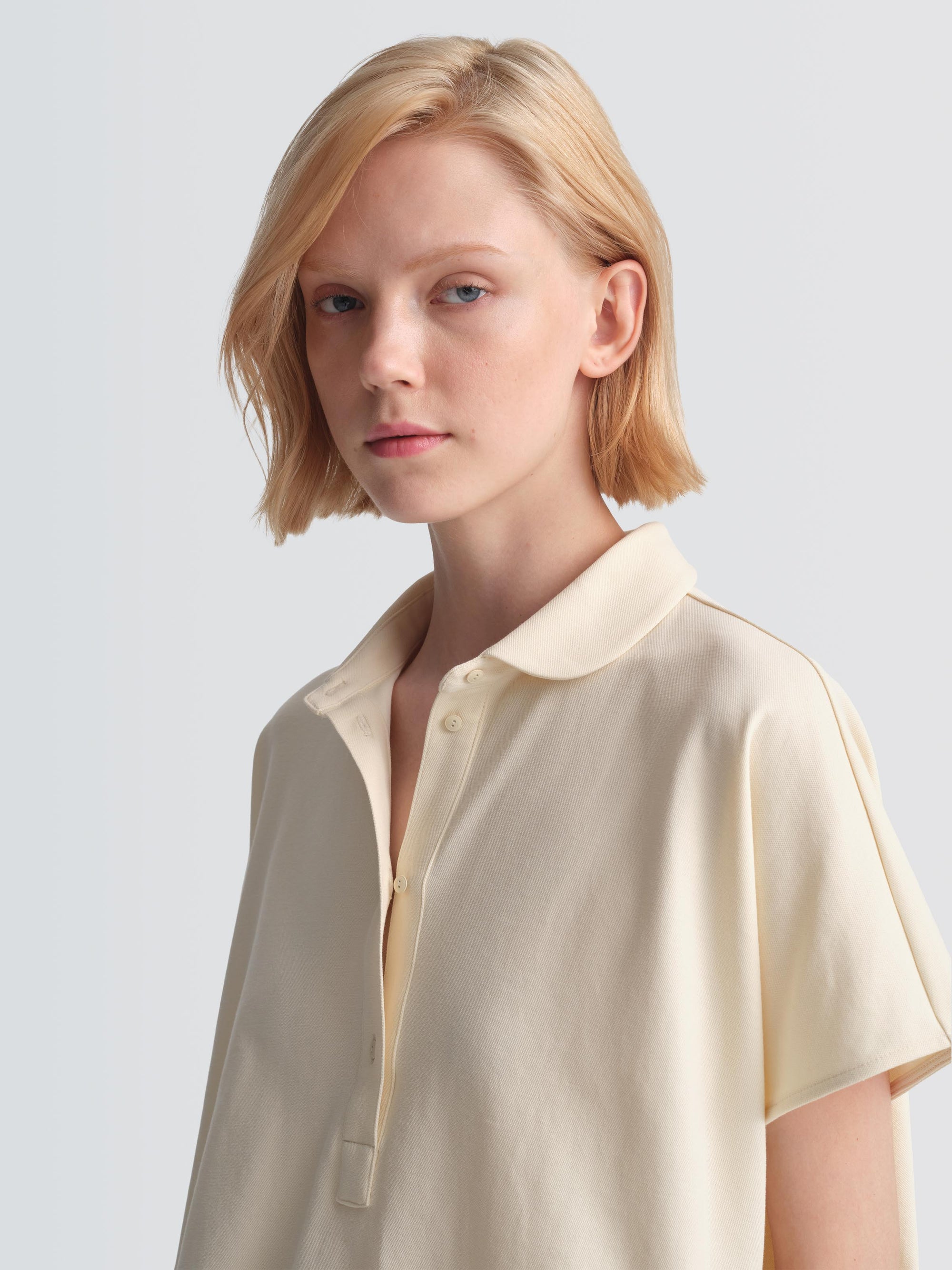 Cotton Pique Ariel Top