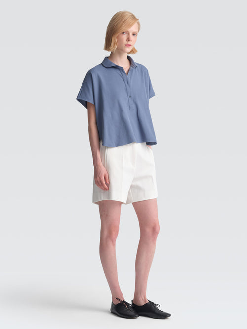 Cotton Pique Ariel Top