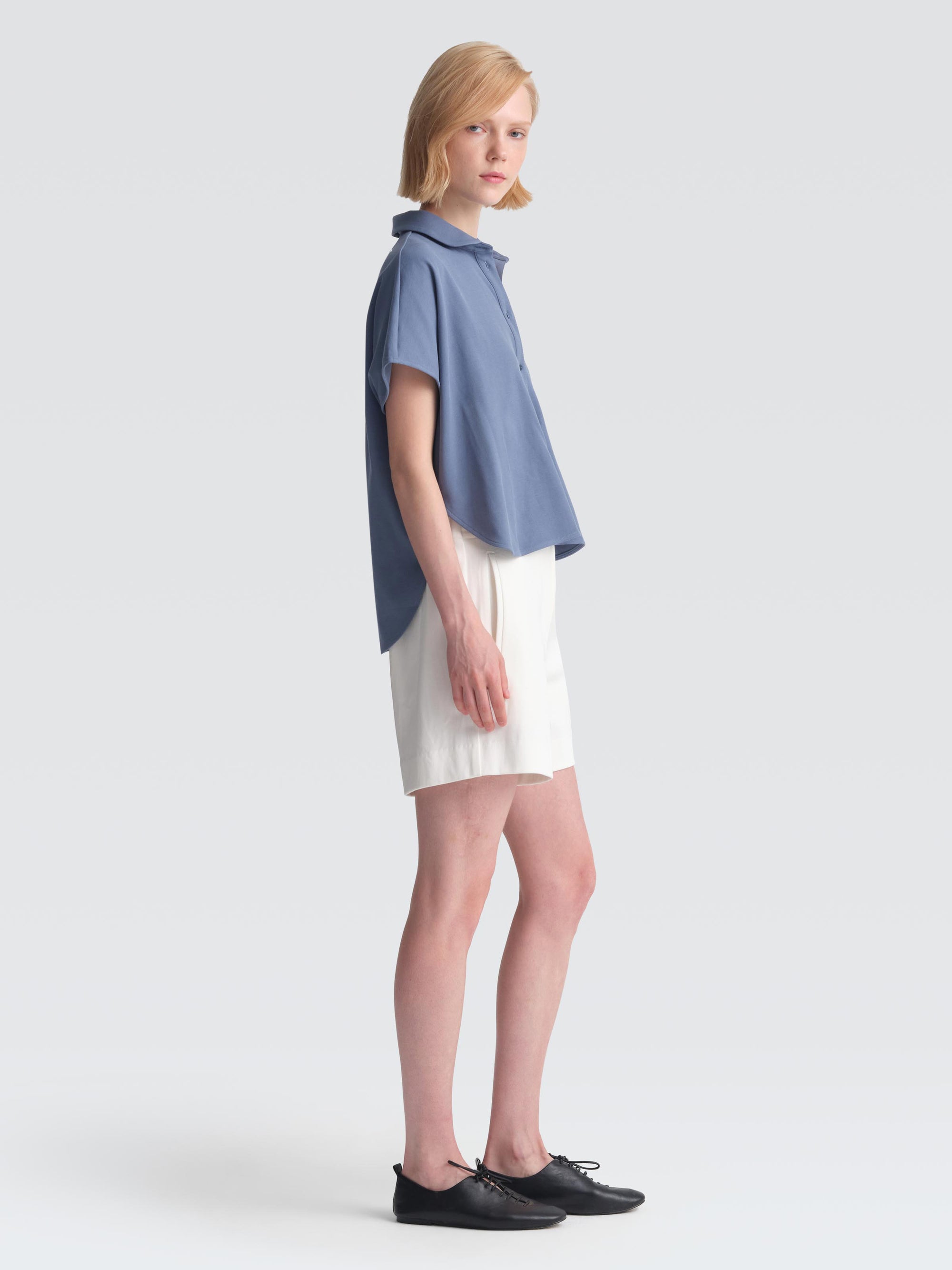 Cotton Pique Ariel Top
