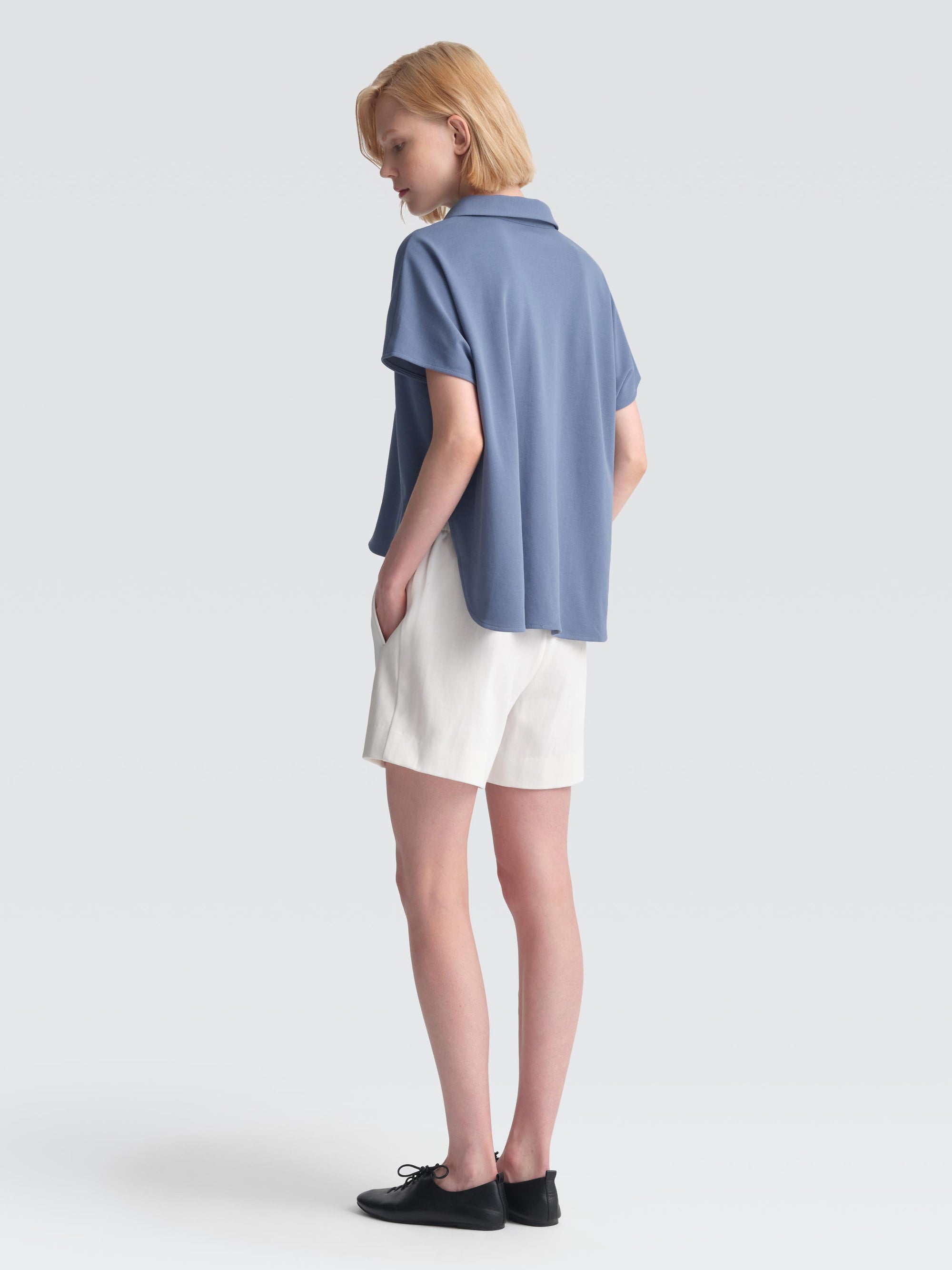 Cotton Pique Ariel Top