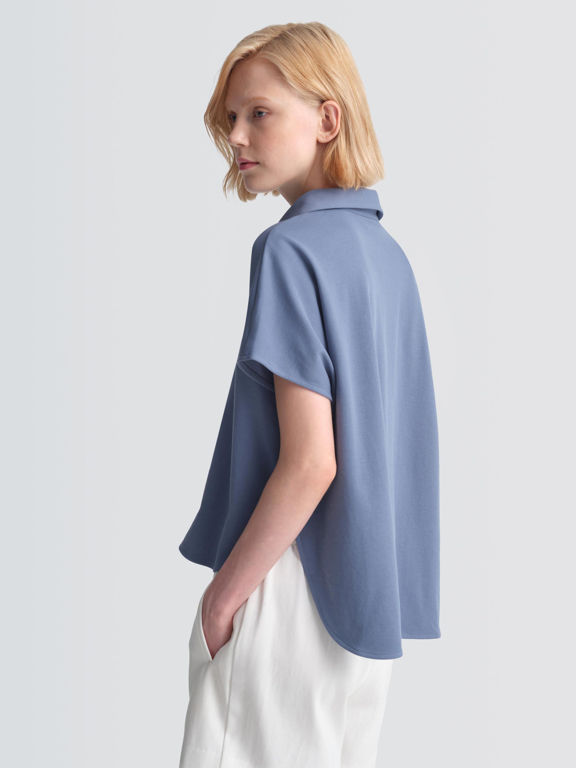 Cotton Pique Ariel Top