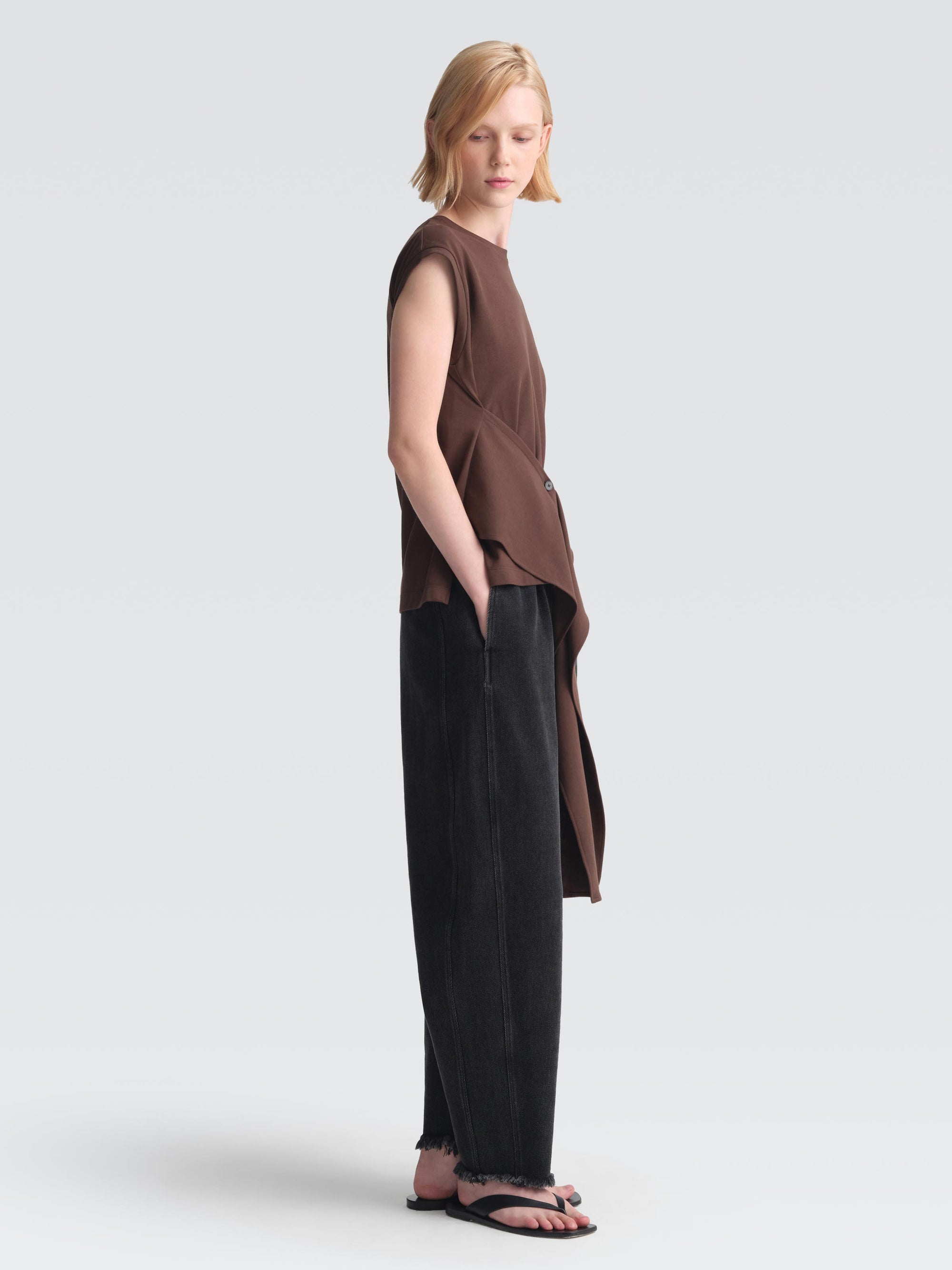 Cotton Pique Paskin Top
