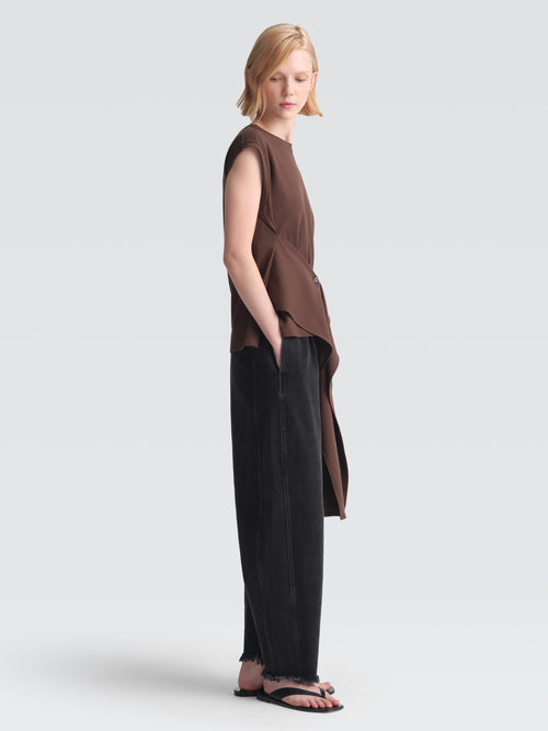 Cotton Pique Paskin Top