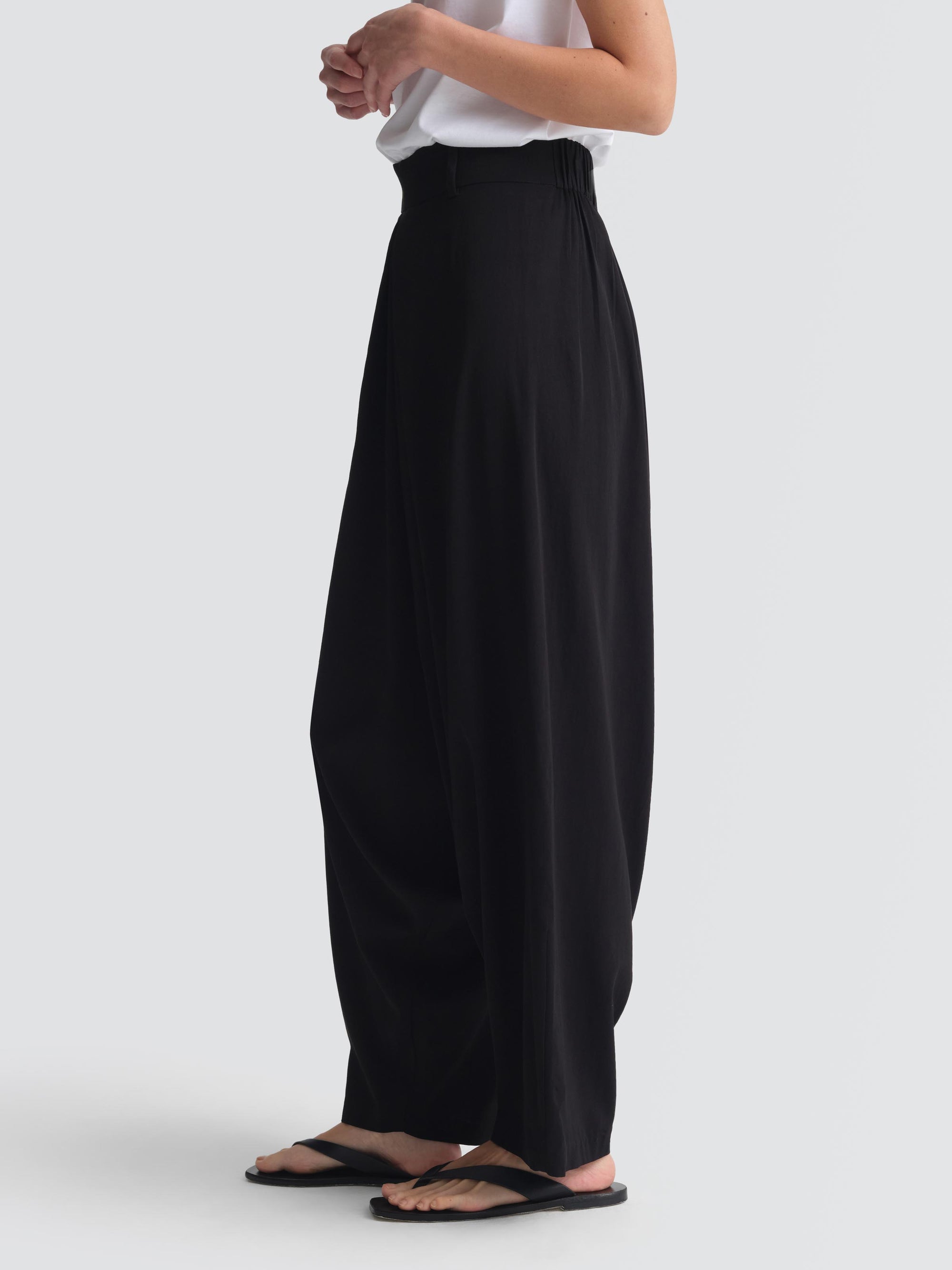 Cotton Rayon Waree Pants