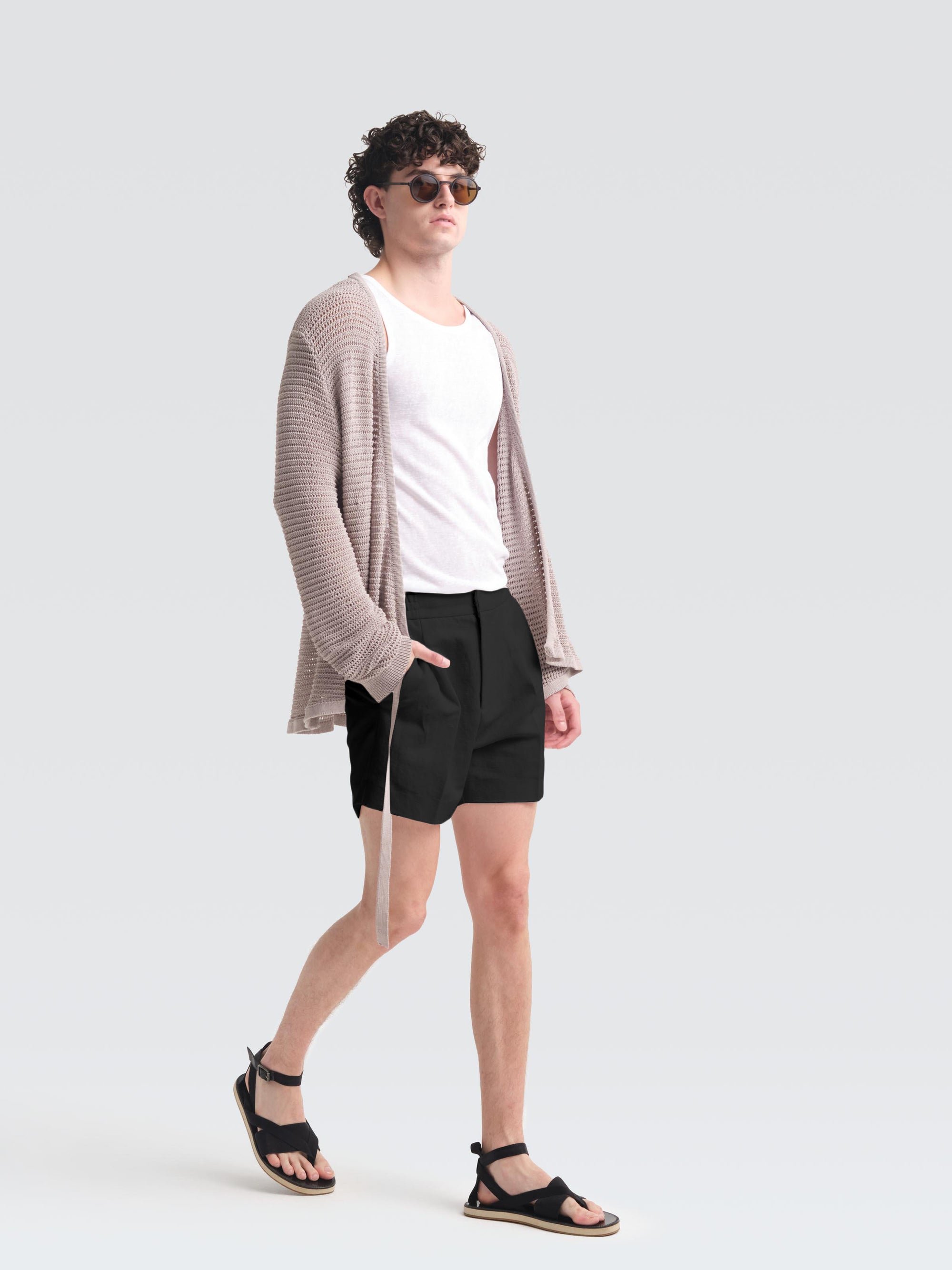 Cotton Twill Wang Shorts