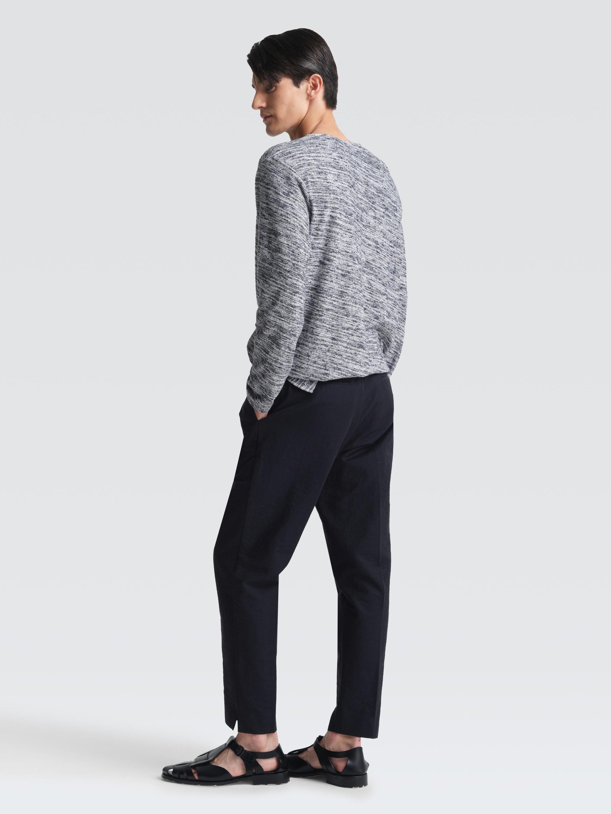 Cotton Jersey Henry Top