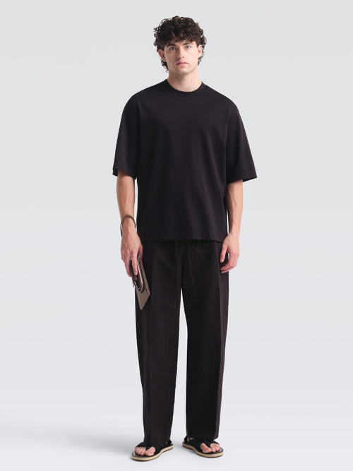 Cotton Jersey Quarter Top
