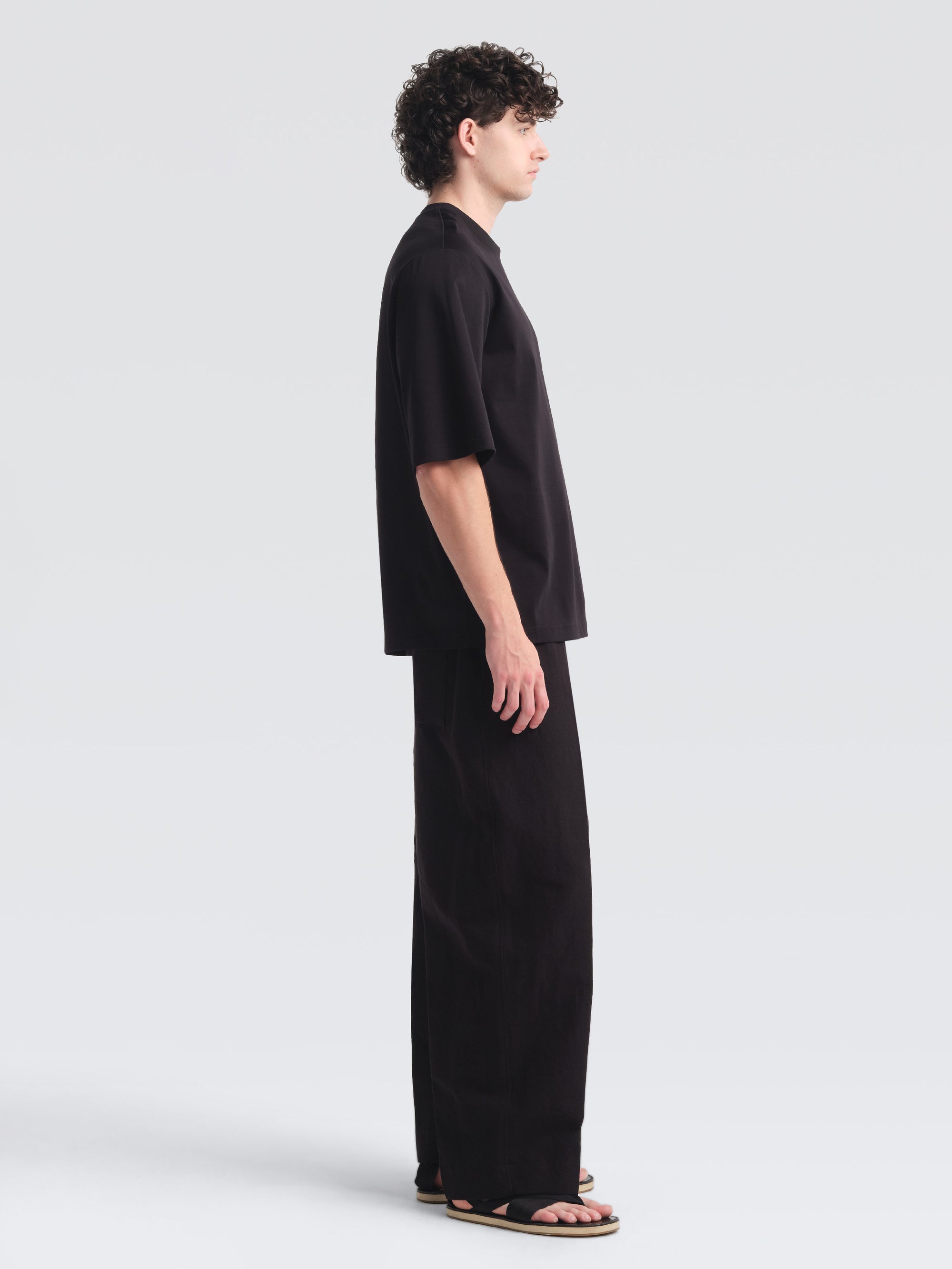 Cotton Jersey Quarter Top