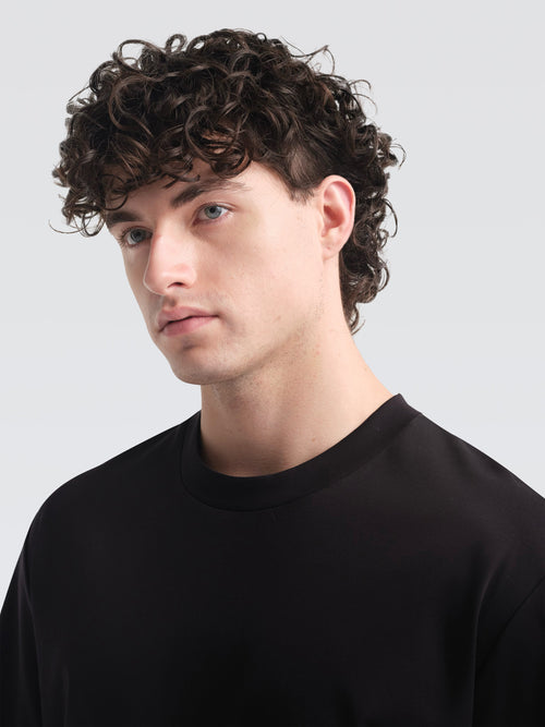 Cotton Jersey Quarter Top
