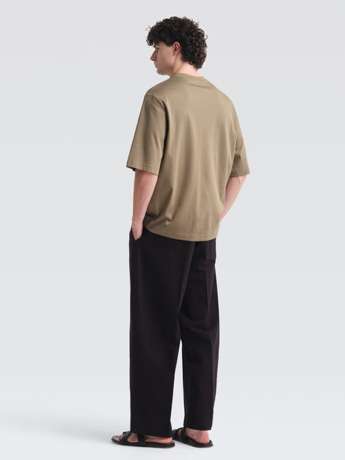 Cotton Jersey Quarter Top