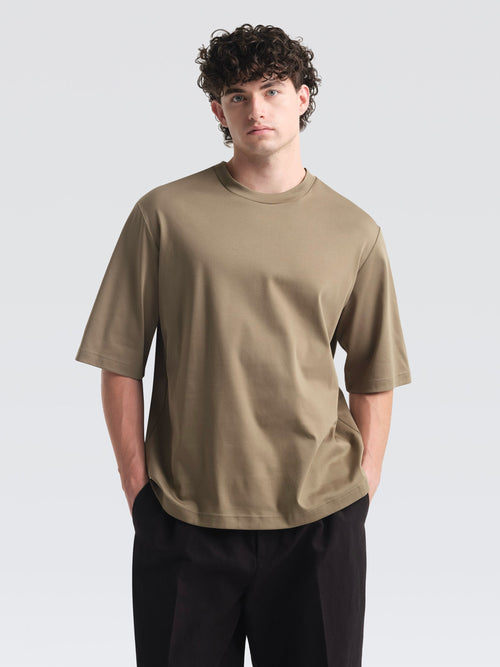 Cotton Jersey Quarter Top