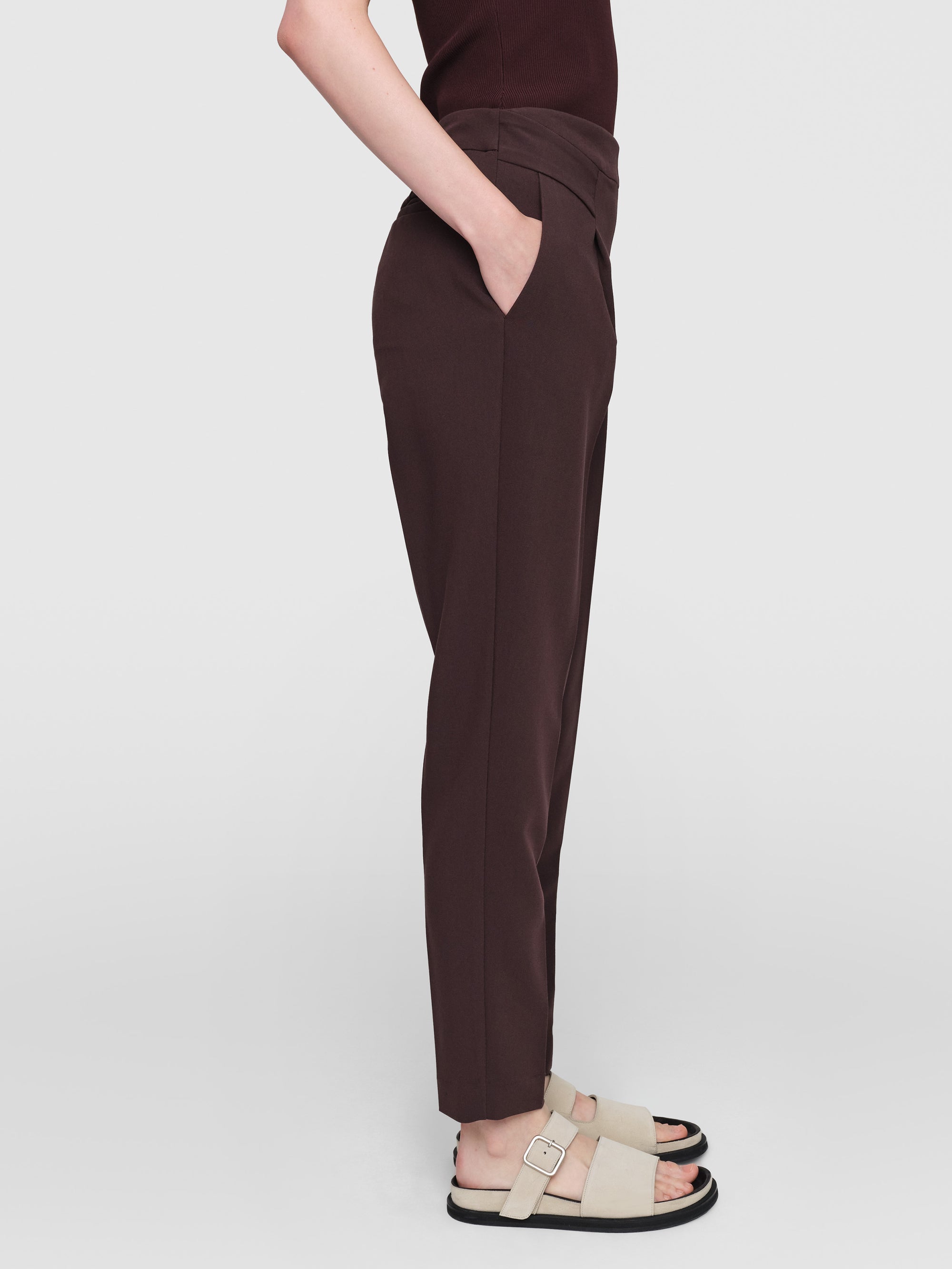 Summer Suiting Cora Crop Pants