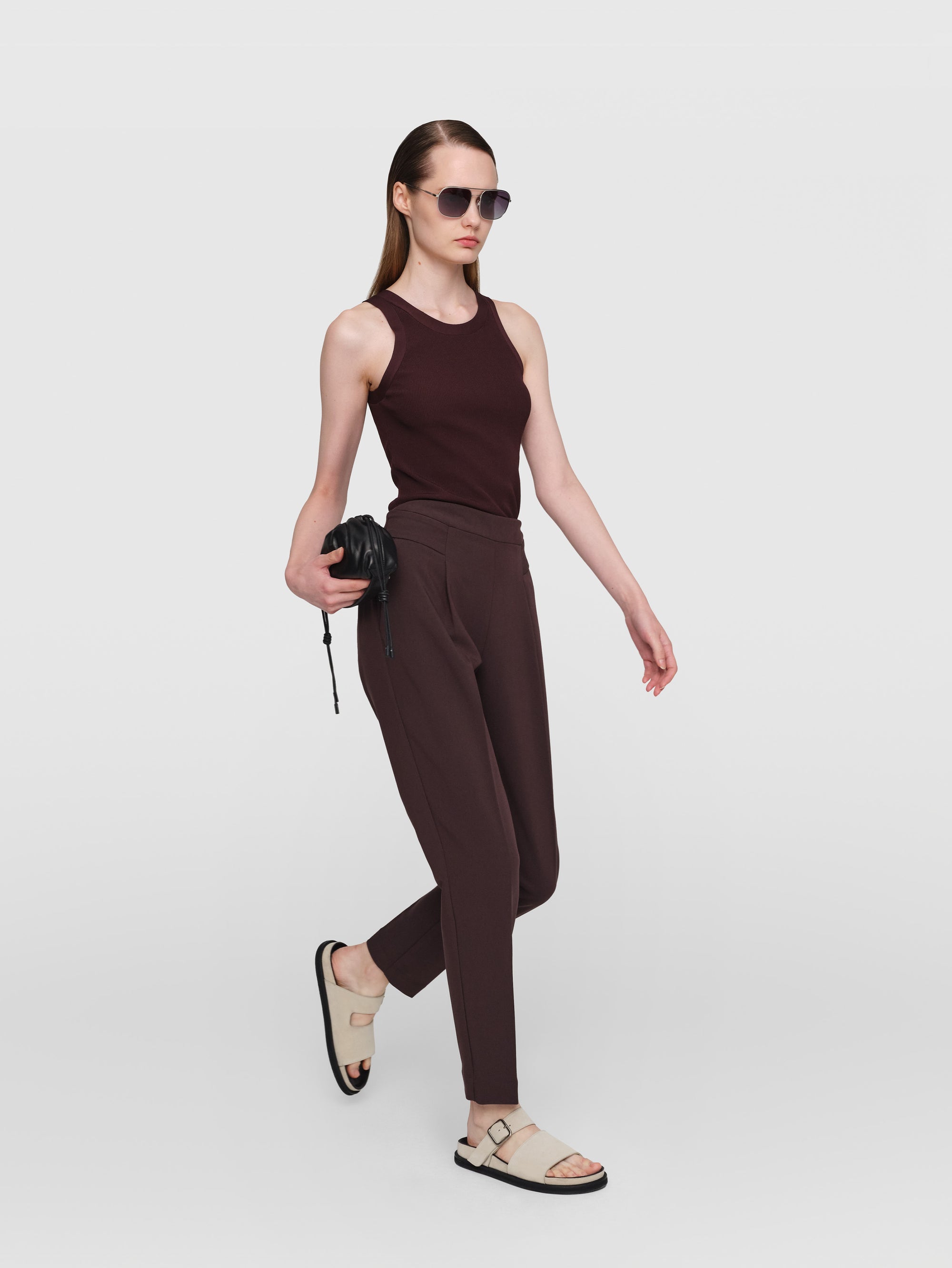 Summer Suiting Cora Crop Pants