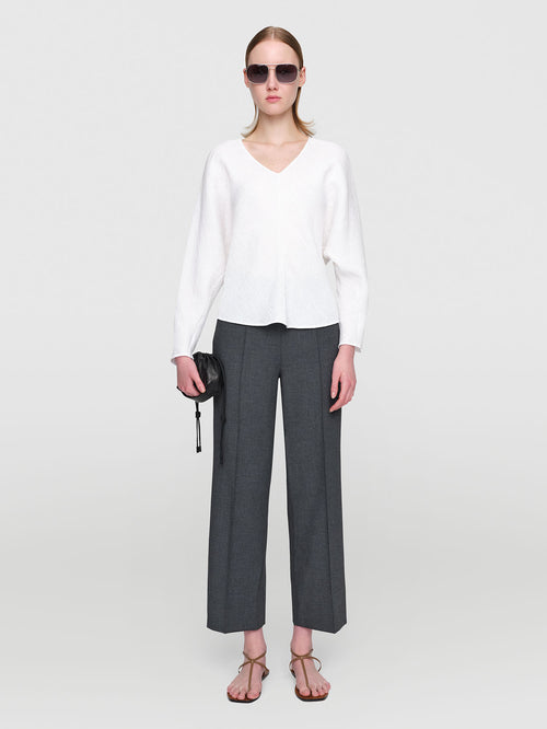 Plisse Crepe Nerri  Top