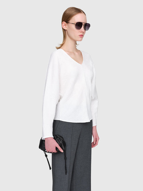 Plisse Crepe Nerri  Top